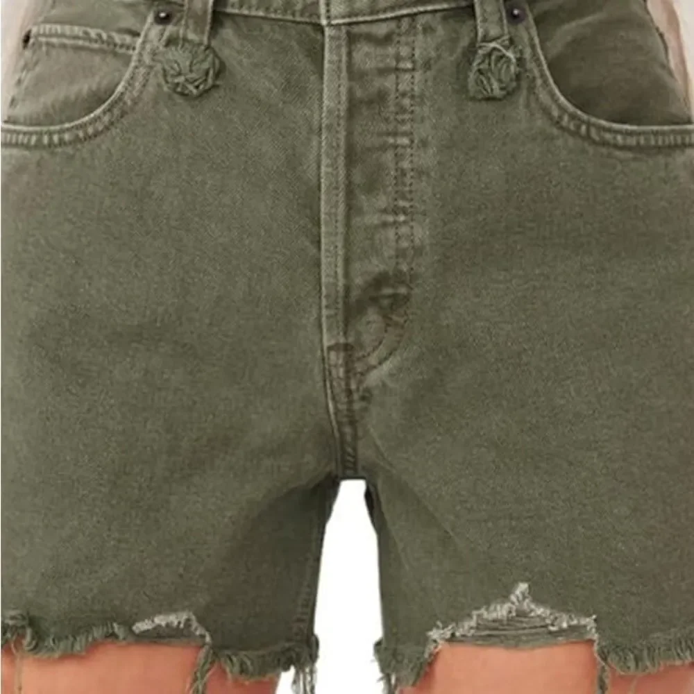 New We The Free Denim Bermuda Shorts Free People Women Size 24